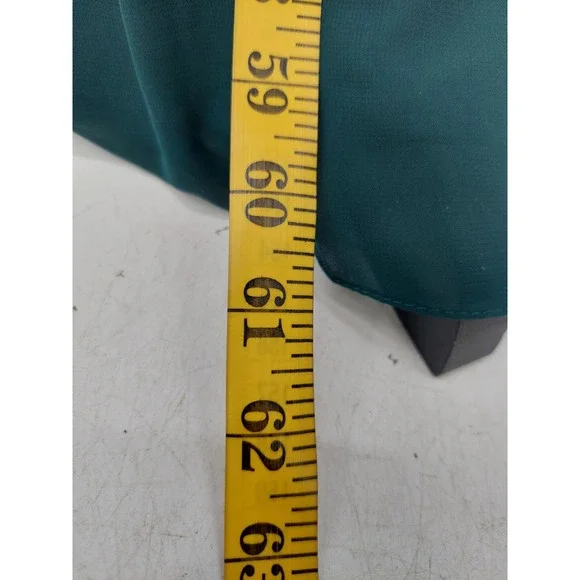 LULU'S SZ 2 XS Captivated Emerald Green Maxi Bridesmaid Dress - Picture 6 of 7